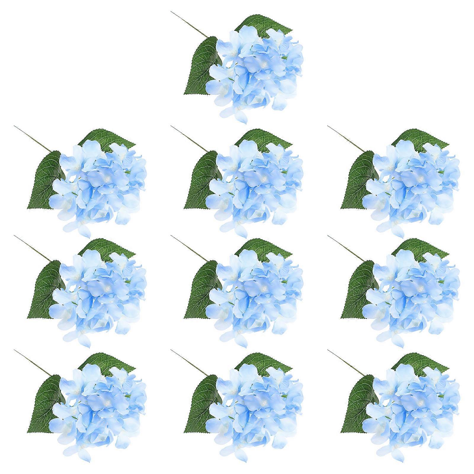 Wedding Party Artificial Flower Simulated Hydrangea Event Planners Realistic Design 10Set