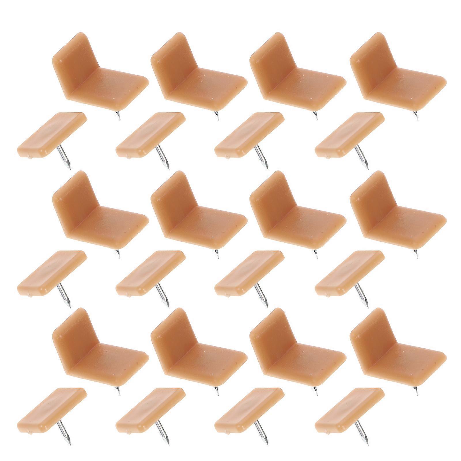 Nail On Furniture Glides Drawer Guides Easy Installation Wooden Drawer Maintenance 60Pcs