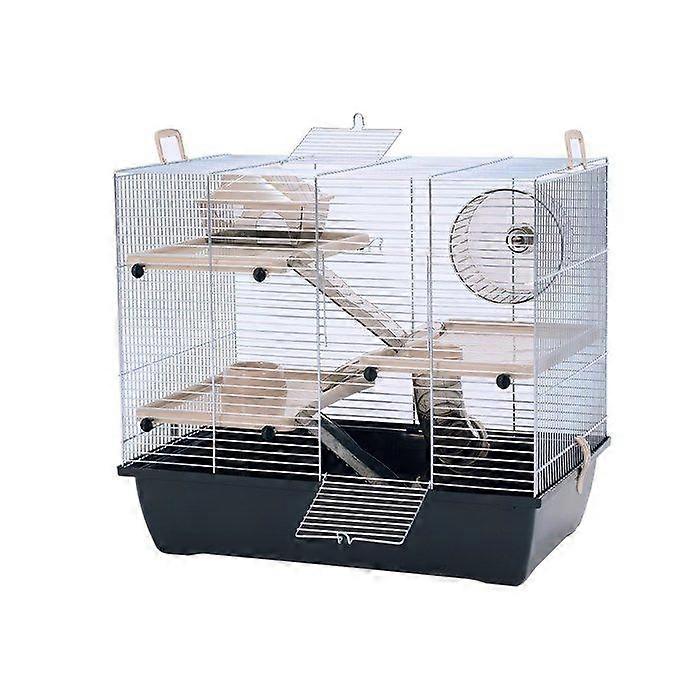 Hamsterkäfig - Inter-Zoo - Pinky 3 Zink Schwarz - Zink - Schwarz - Klein