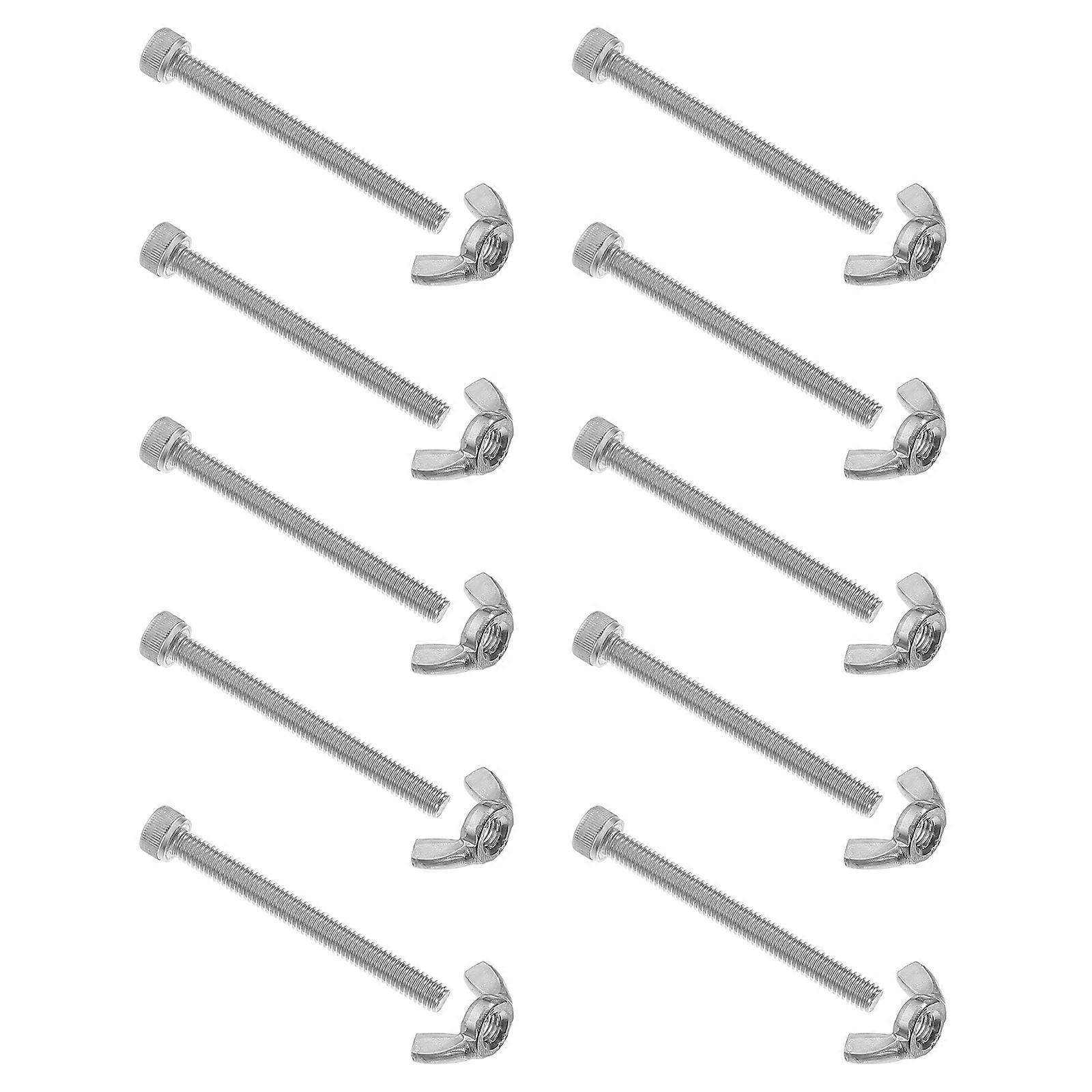 Here's a polished and professional product description based on your input:

 

**10 Pair Stainless Steel Nut and Screw Bolt Kit – Corrosion