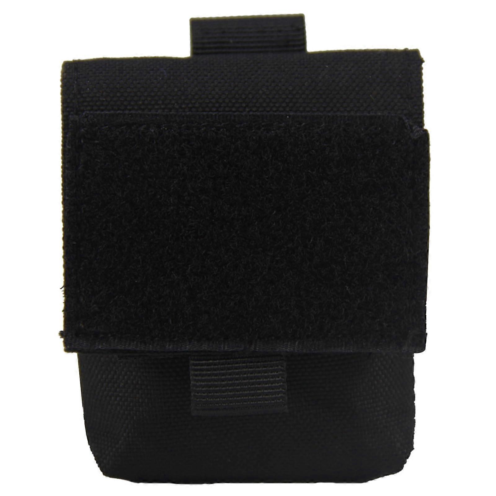 Nylon Utility Bag Tactical Pouch for Cigarettes, Belt Attachment, Hunting Backpack Accessory, Black Color