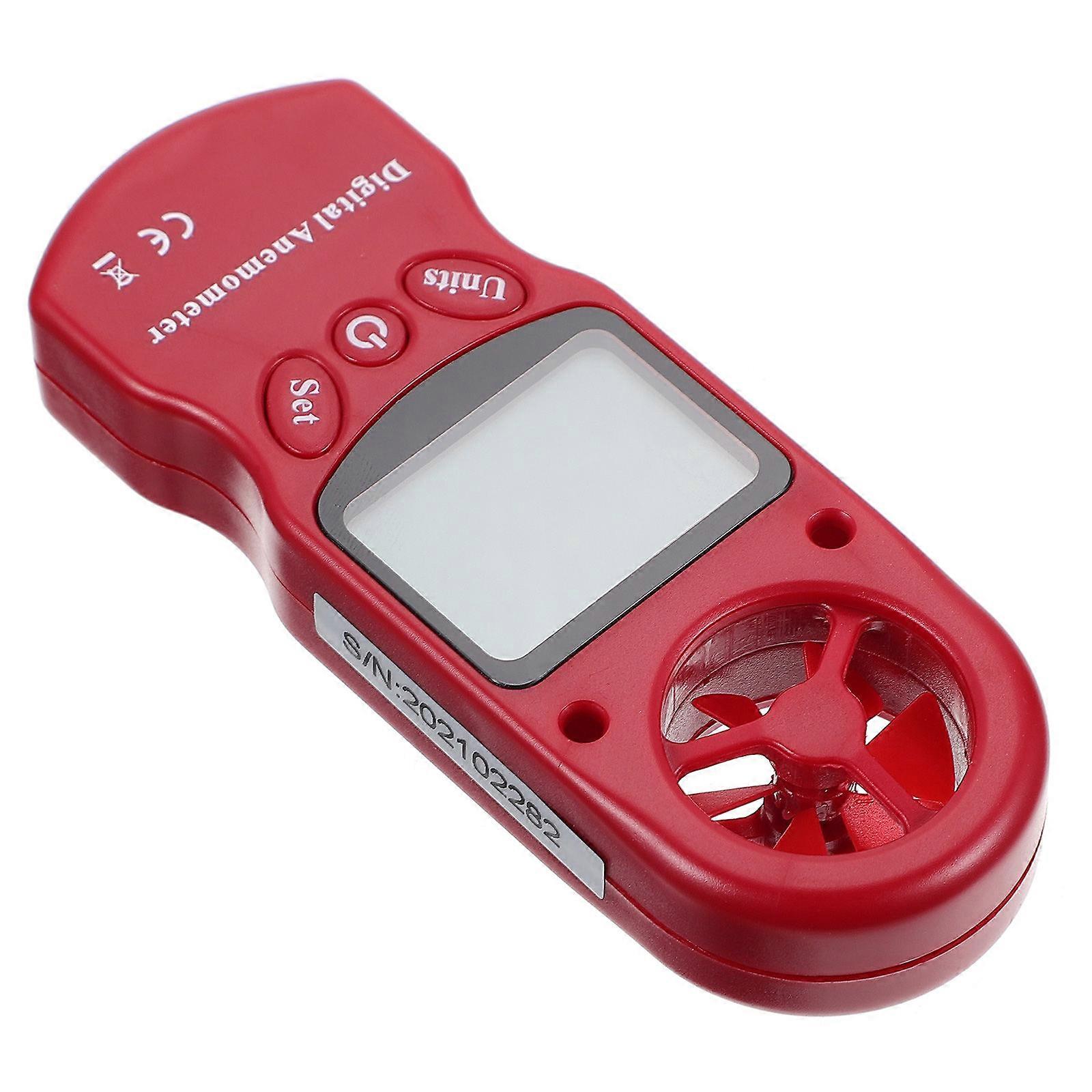 1Pc Mini Handheld Digital Anemometer Practical Hygrothermograph with No Battery