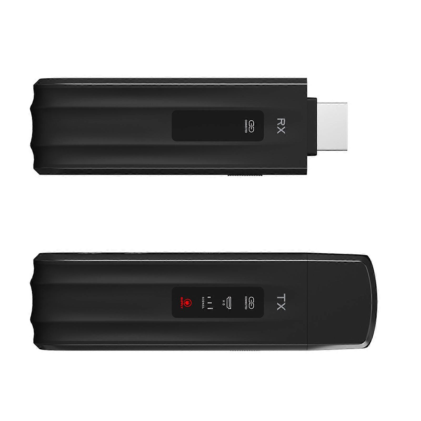 Double Mode Hdmis Transmitter Receiver Wireless Adapter 1080P60Hz High Clearly screen Mirroring for Laptop PC Projectors TV Multicolor