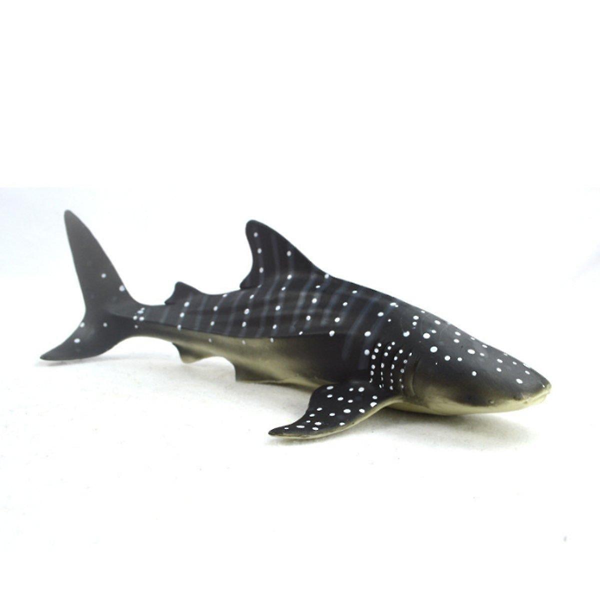 28Cm Realistic Whale Shark Sea Animal Figure Solid Plastic Ocean Toy Diecast Model