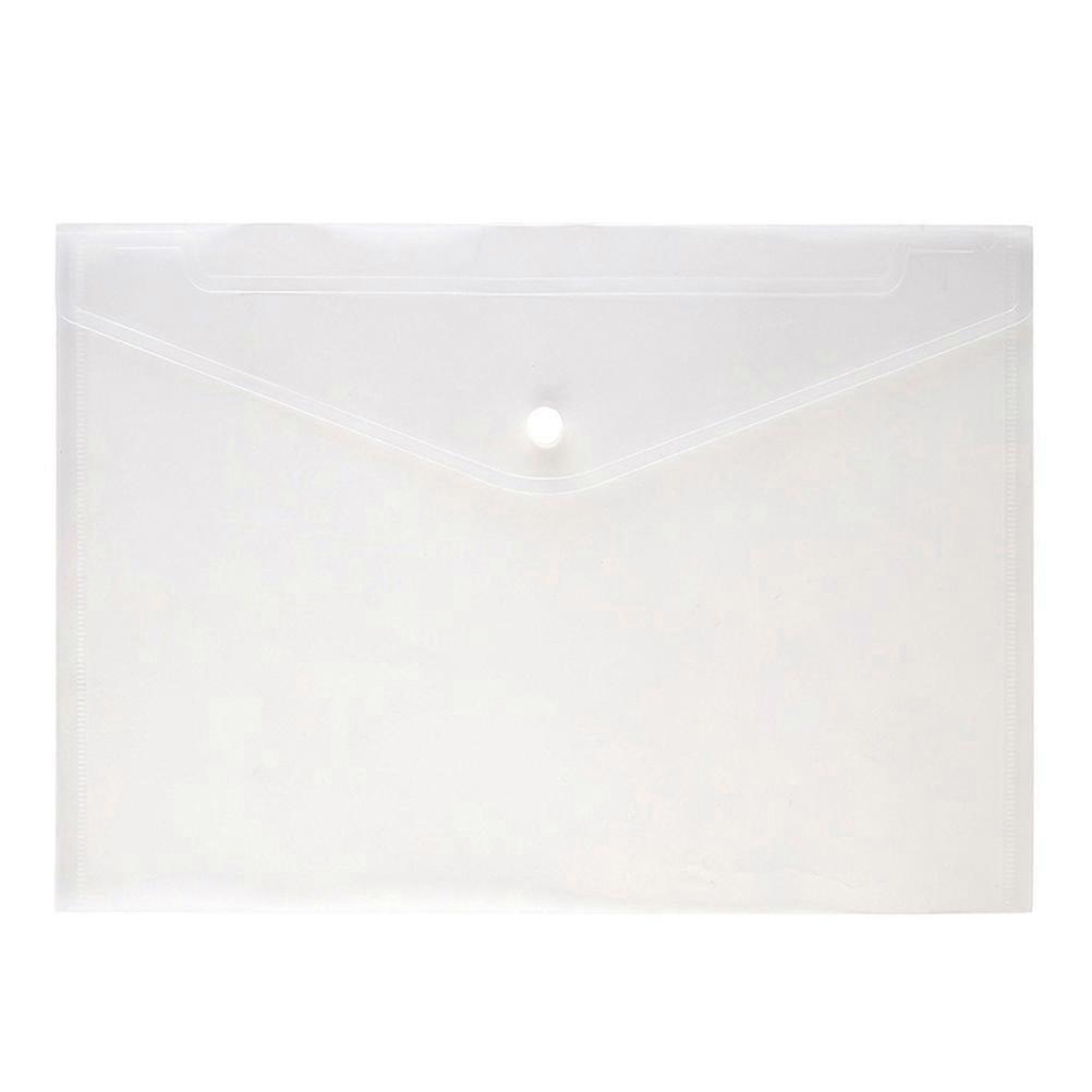 Plastic File Folder For Document Home Organization A4 Size White Color Document Organizer Folder 30Pack
