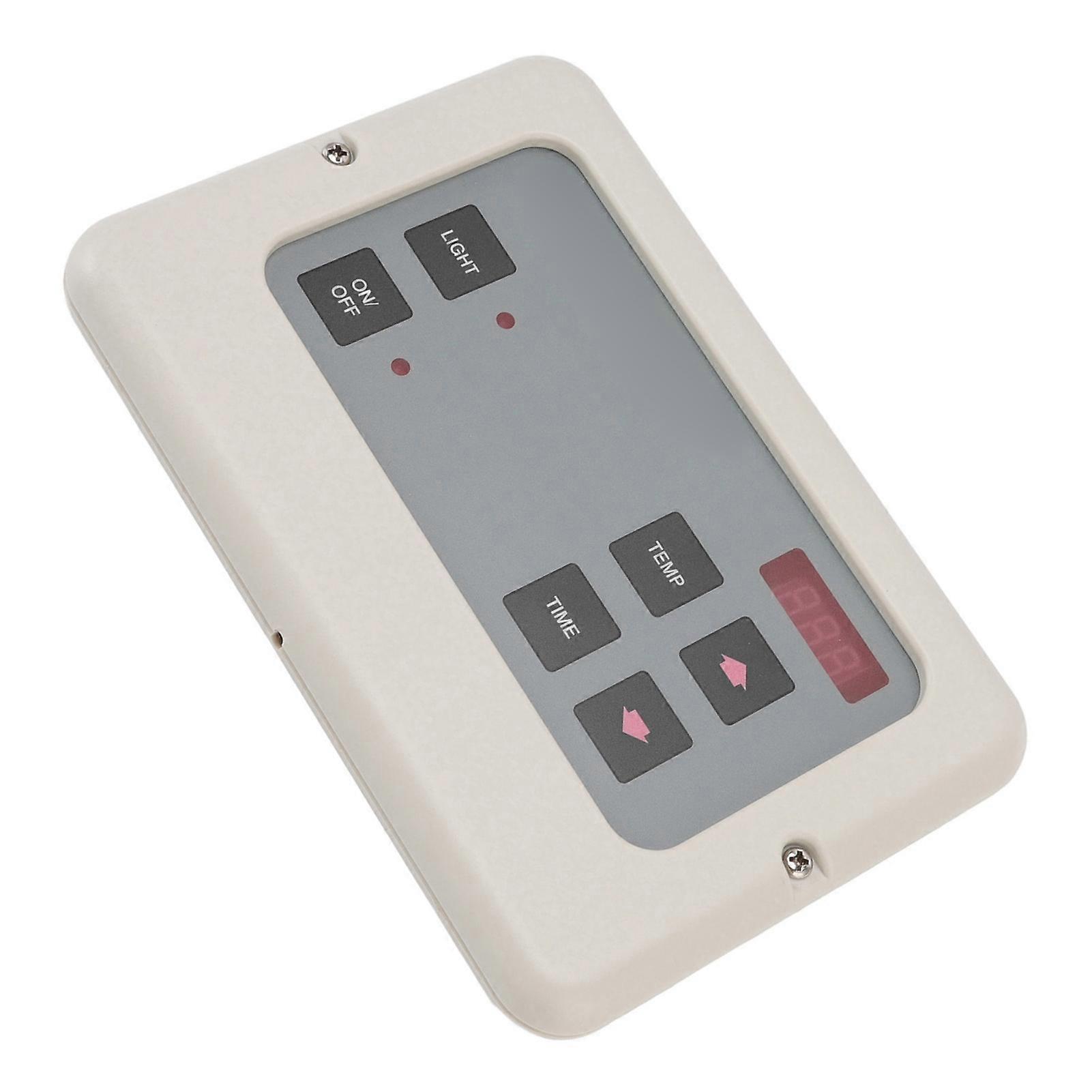 Sauna Room Temperature Controller Wall Mount Wet Steam Generator Controller for Household White 