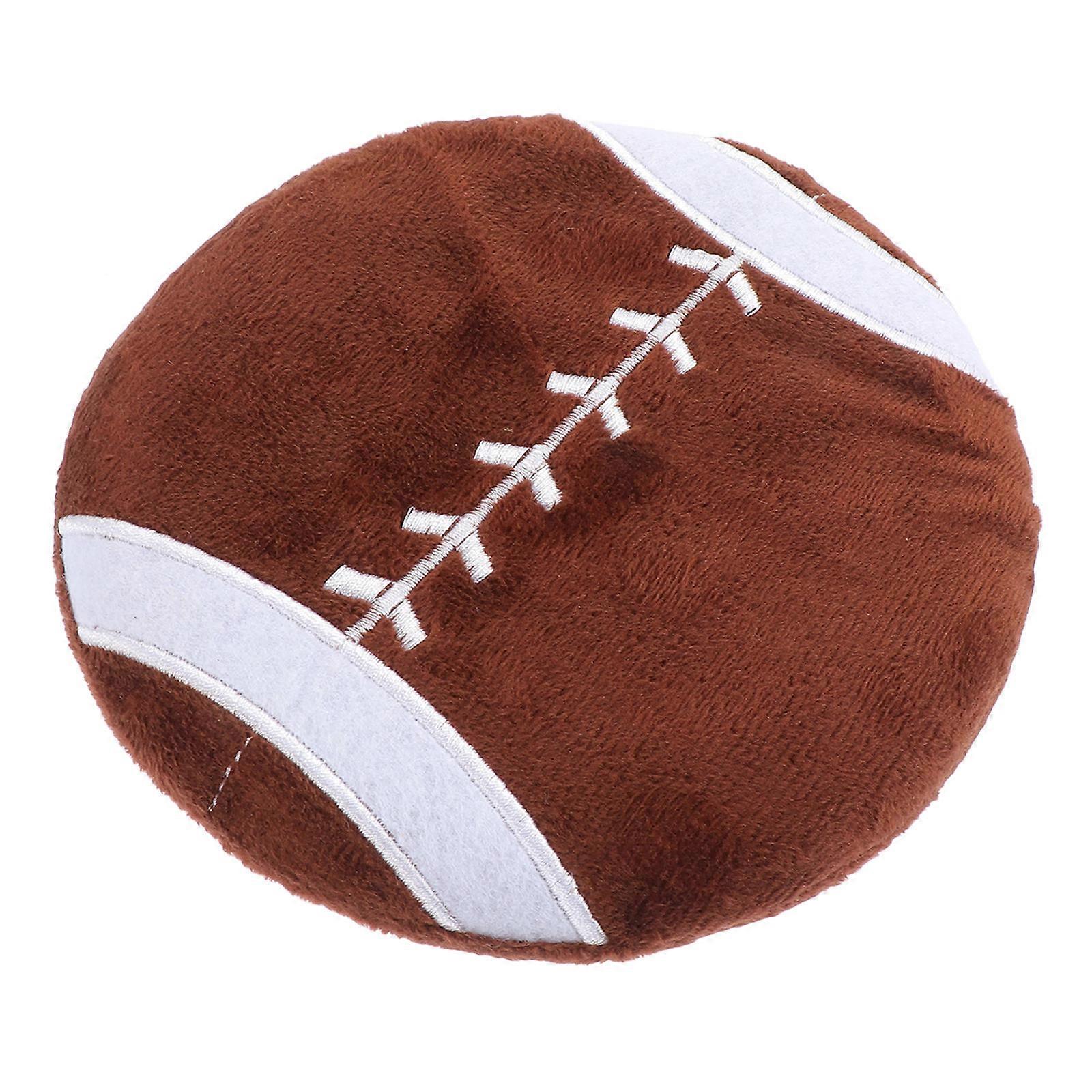 Plush Rugby Shaped Flying Disc for Dogs – Interactive Training & Outdoor Play to Reduce Loneliness