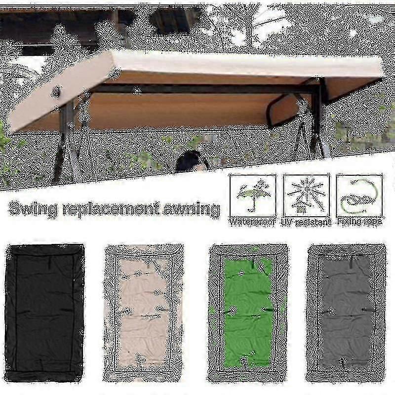 נדנדת גינה לגג חלופית, נדנדה אוניברסלית לגג, ספסל נדנדה למרפסת, מיטת גינה ל-2-3 מושבים, 191 X