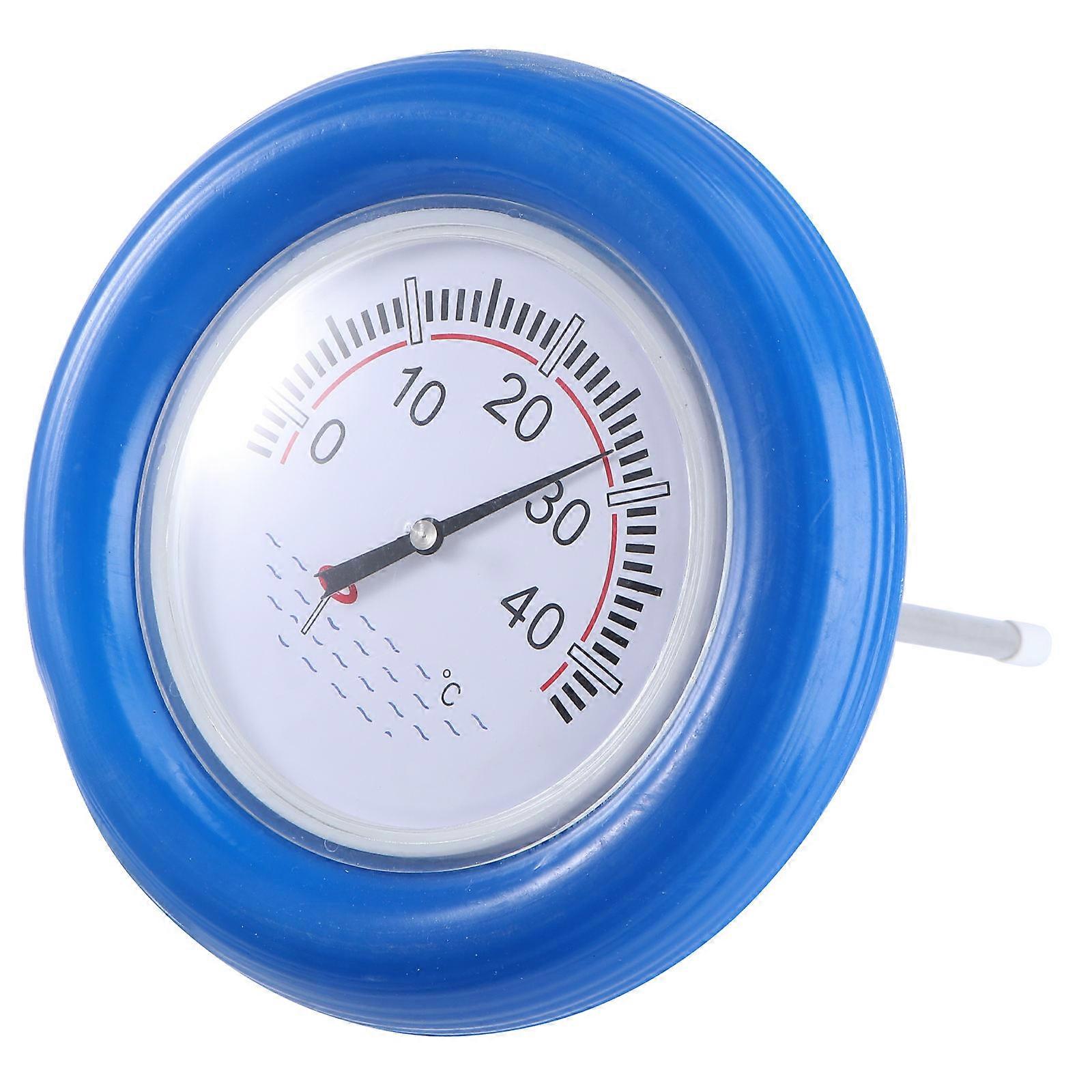 Float Thermometer 1Pcs Blue Plastic Large Display Swimming Pool Supplies Device