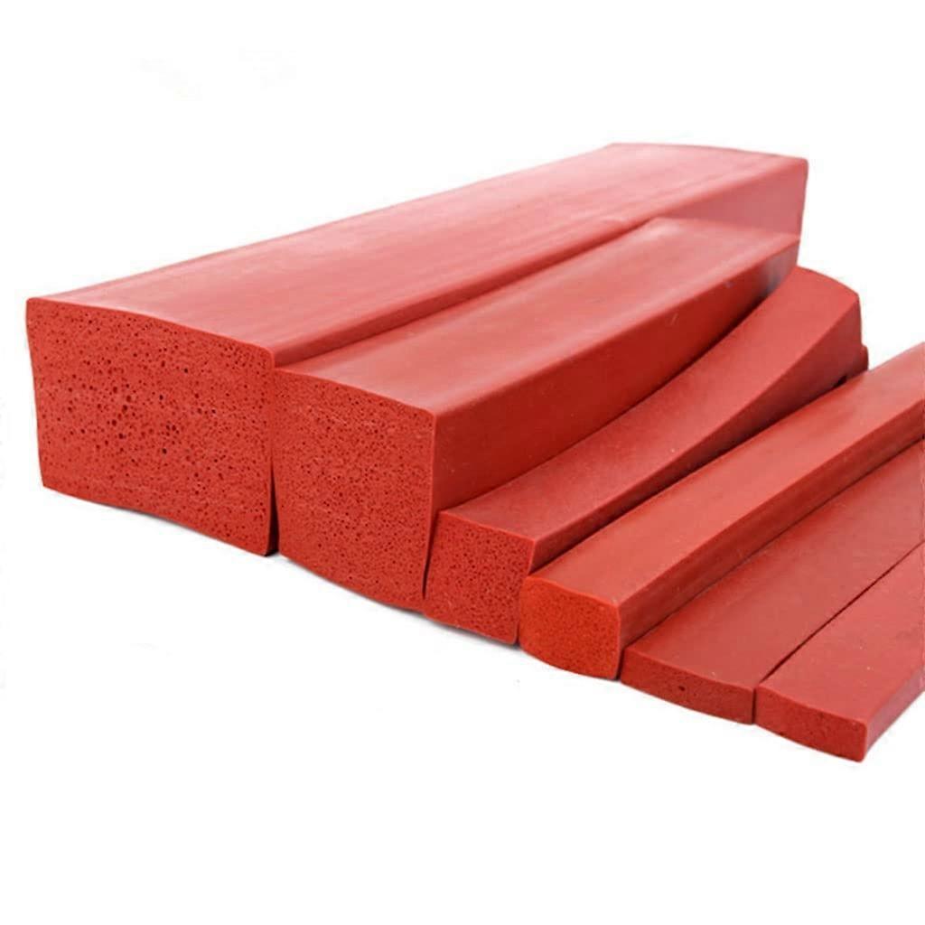 Quadratic rubber trees, silicone sponge strips, multiple sizes, silicone rubber, 1 meter (10x20mm)