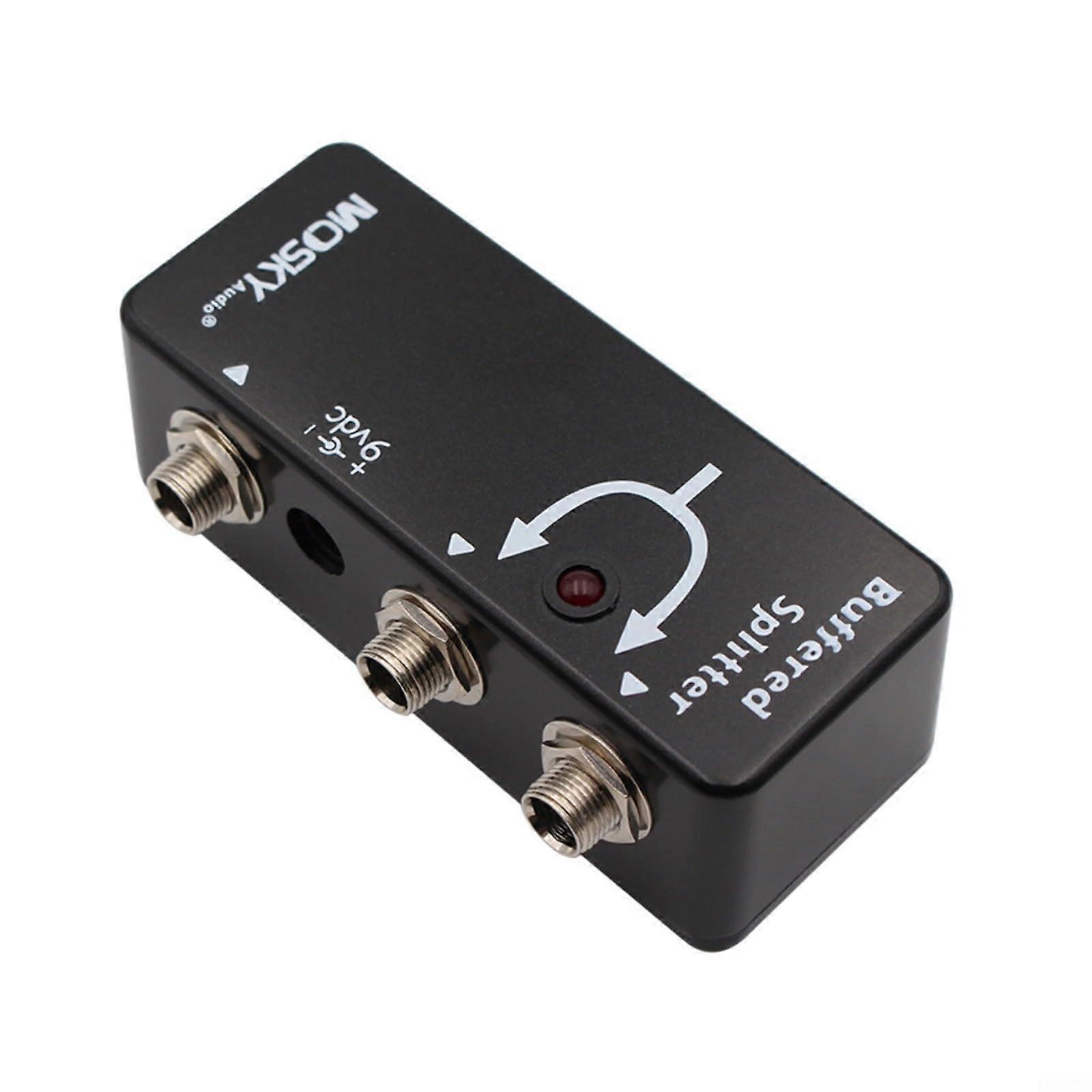 Buffered Splitter Guitar Pedal Tone Preservation Effect Pedal for Clear Signal Dual Amp Setup