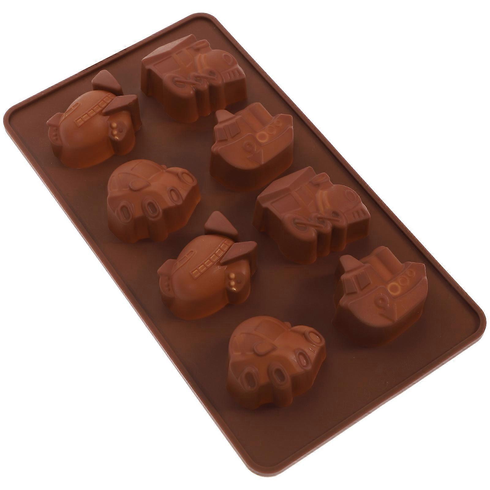 Diy Design Silicone Molds For Baking Enthusiasts Boat Shaped Ice Cube Trays 21.60X12.00X2.50CM 1Set