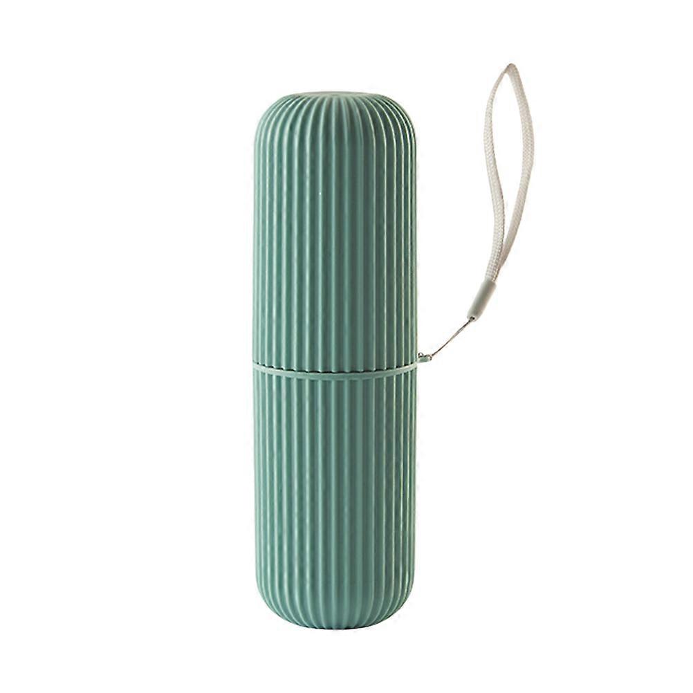 Portable Travel Case with Lanyard for Toothbrush Toothpaste Storage Organizer Made of Durable PP