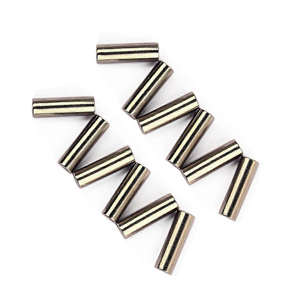 ベースギターアクセサリーエレクトリックベースギター交換用アイアンシリンダースラグロッドシルバー5 X 17.5mm 60Pcs