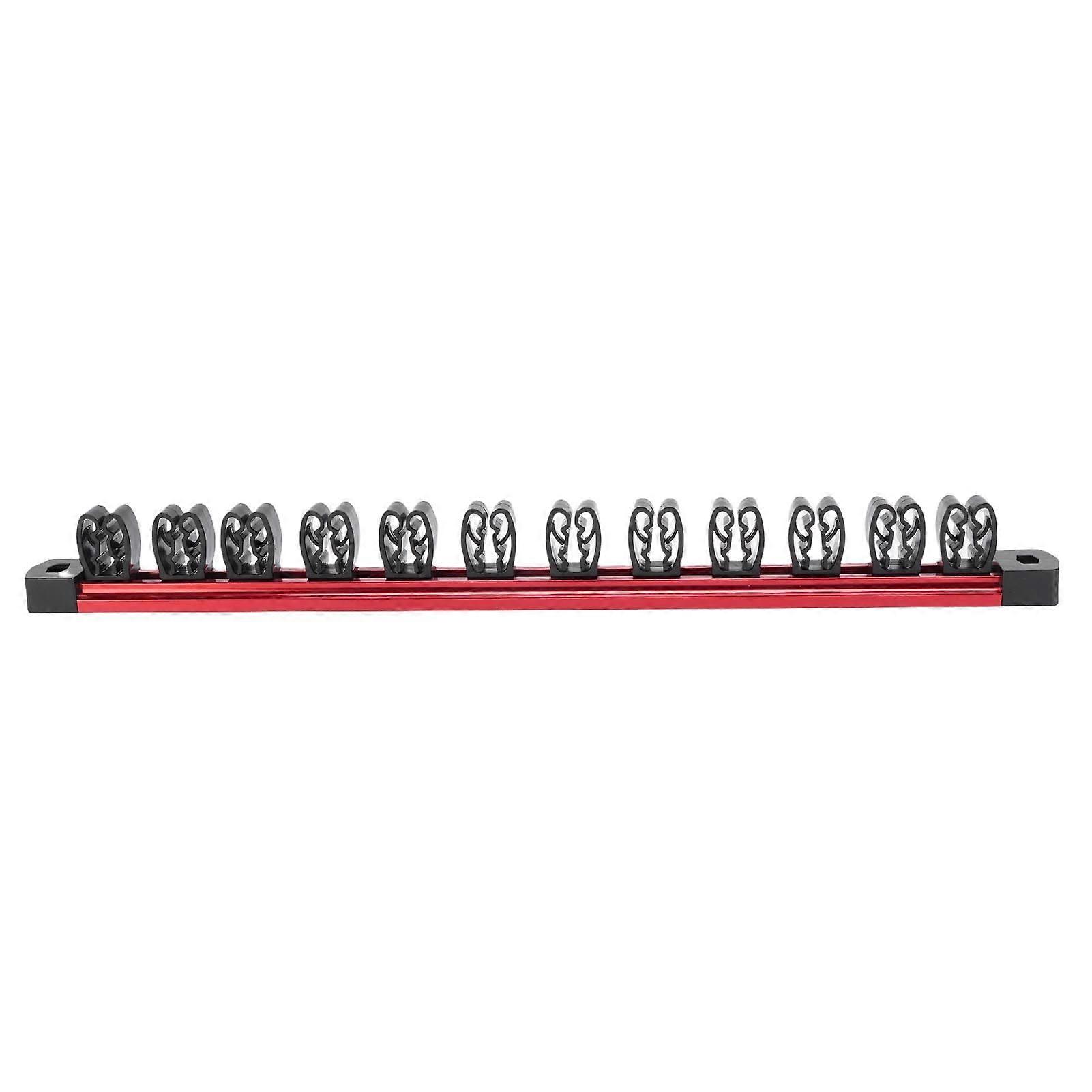 Magnetschrauben Driver Key Organizer Aluminium Rail 12 Slot Tool Holder Hardware Display System
