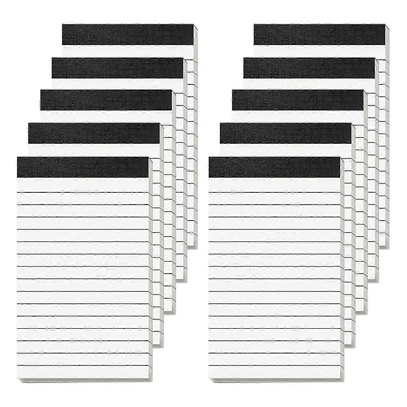 2025 10 Pack Small Note Pads 3x5 Lined Writing Pads with 30 Sheets Per Notepad Home Office School Practical Gift Idea QingHai