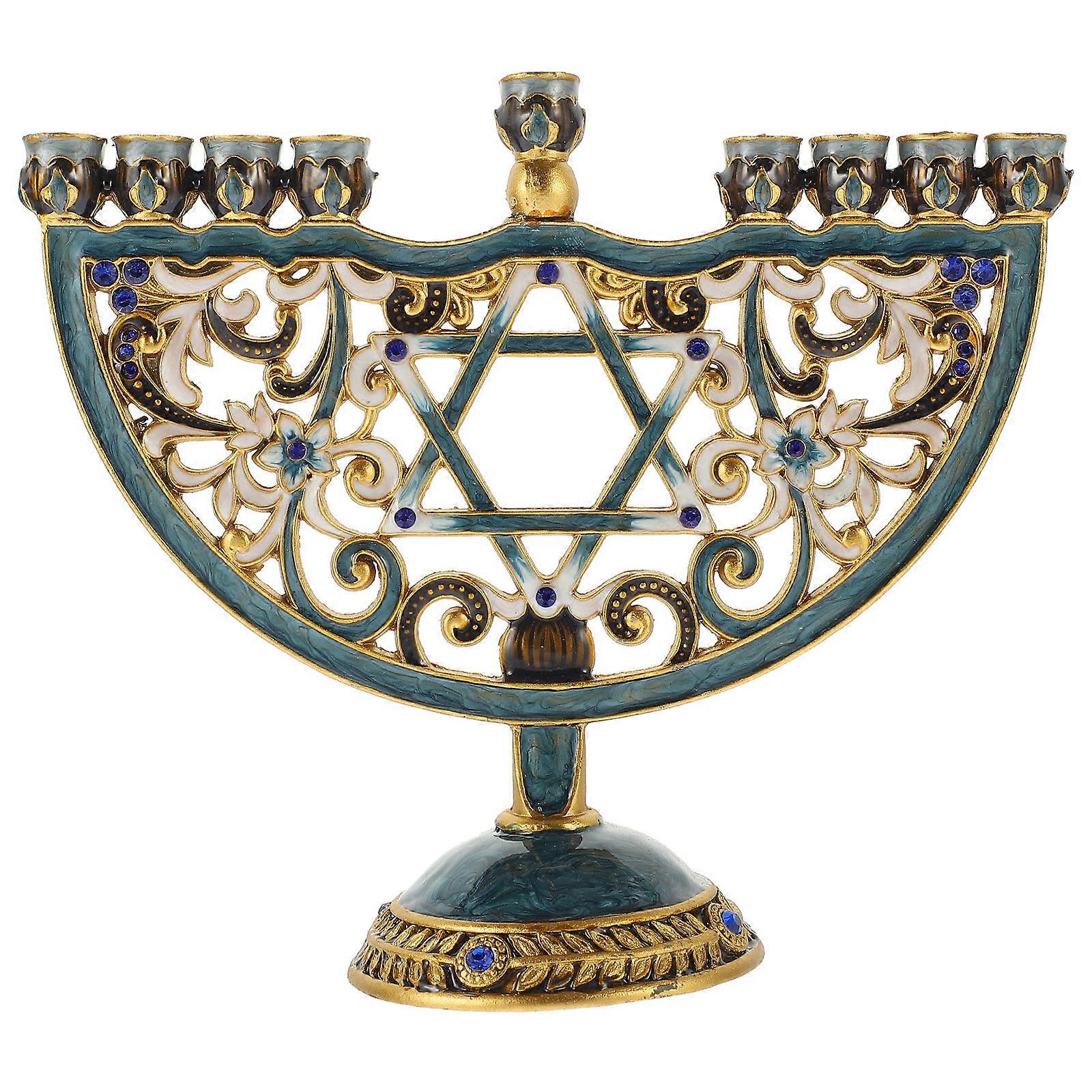 Multi Color Alloy Candlestick Holders for Decoration Create Special Atmosphere in Various Occasions 6.5 Inches