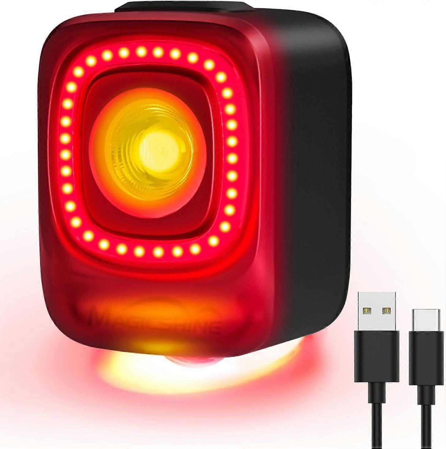 2025 Newest SEEMEE 200 Rechargeable Bicycle Tail Light, Max Output 200 Lumens,