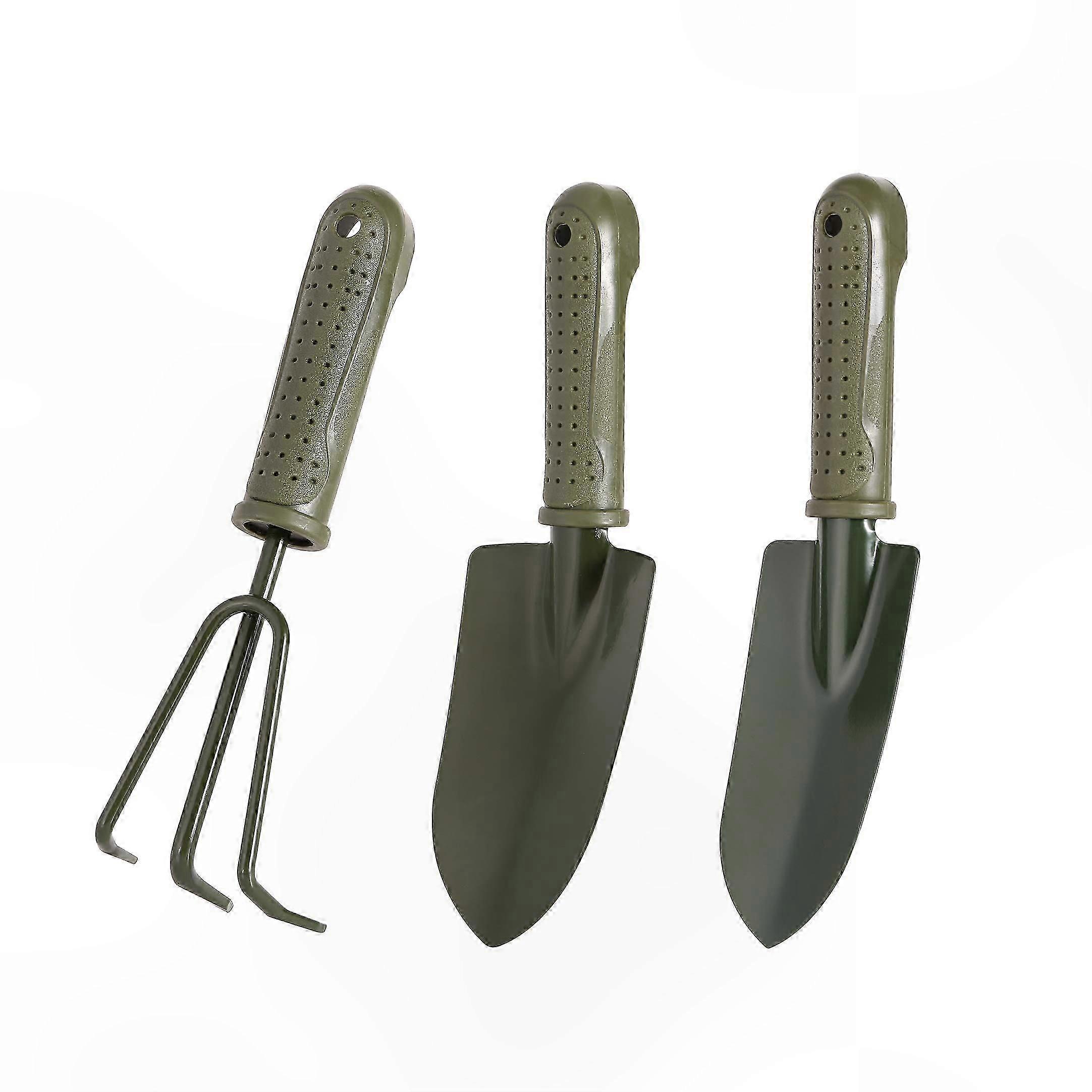 3-in-1 Garden Care Kit with Soft Rubberized Tools for Plants, Lawn, and Farm Use