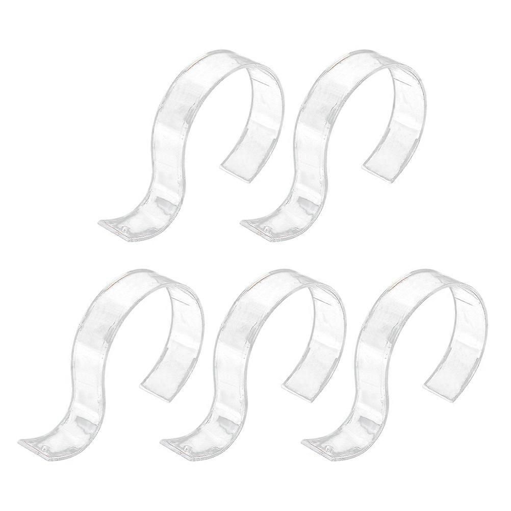 Bälte Display Rack 5st Akryl Bältehållare Arrangör För Personligt Bruk Transparent