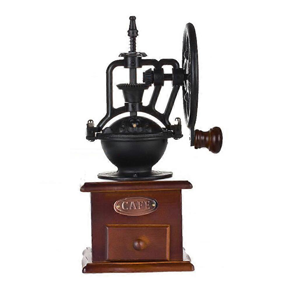 Manual Coffee Grinders Vintage Hand Crank Coffee Mill For Home Cafe Kitchen Supplies .5 X 9.5 X 21Cm Hand Crank 1Set