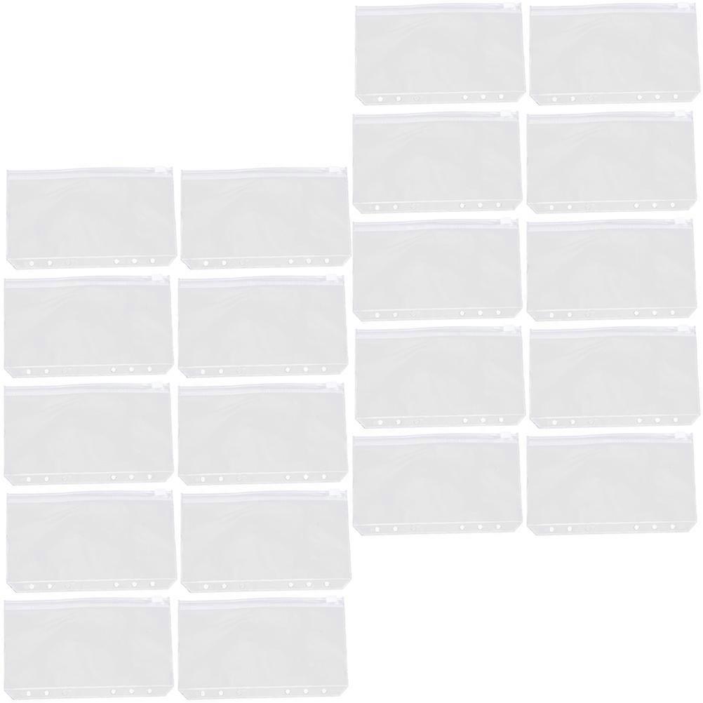 Zipper Document Bag 50Set Reusable Zipper Pouches Perfect For Travel Document Protection With Strong PVC Material
