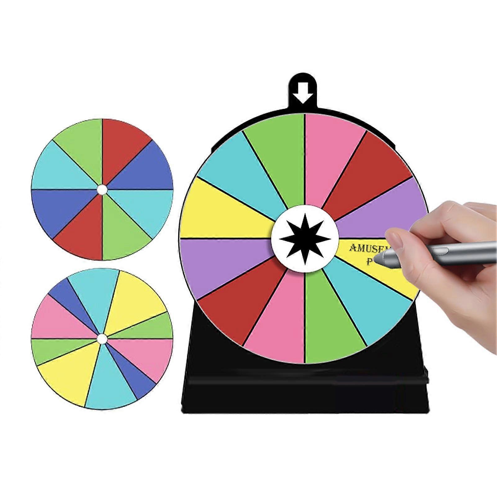 Wheel Of Fortune Wheel Spinner 12 Slot Price Wheel Dry Erase Wheel With Stand 3 Piece Set Erasable Whiteboard