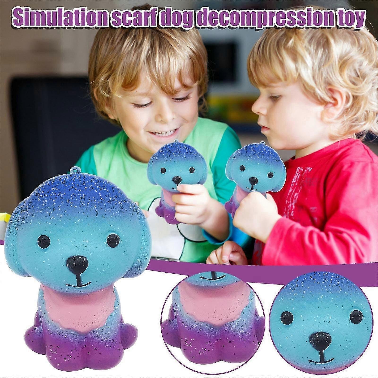 Bath Toys Slow Toy Simulation Star Scarf Dog Decompression Decompression Toy