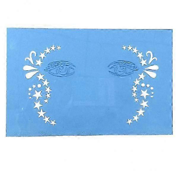 4x Reusable Face Paint Stencils Body Painting Template