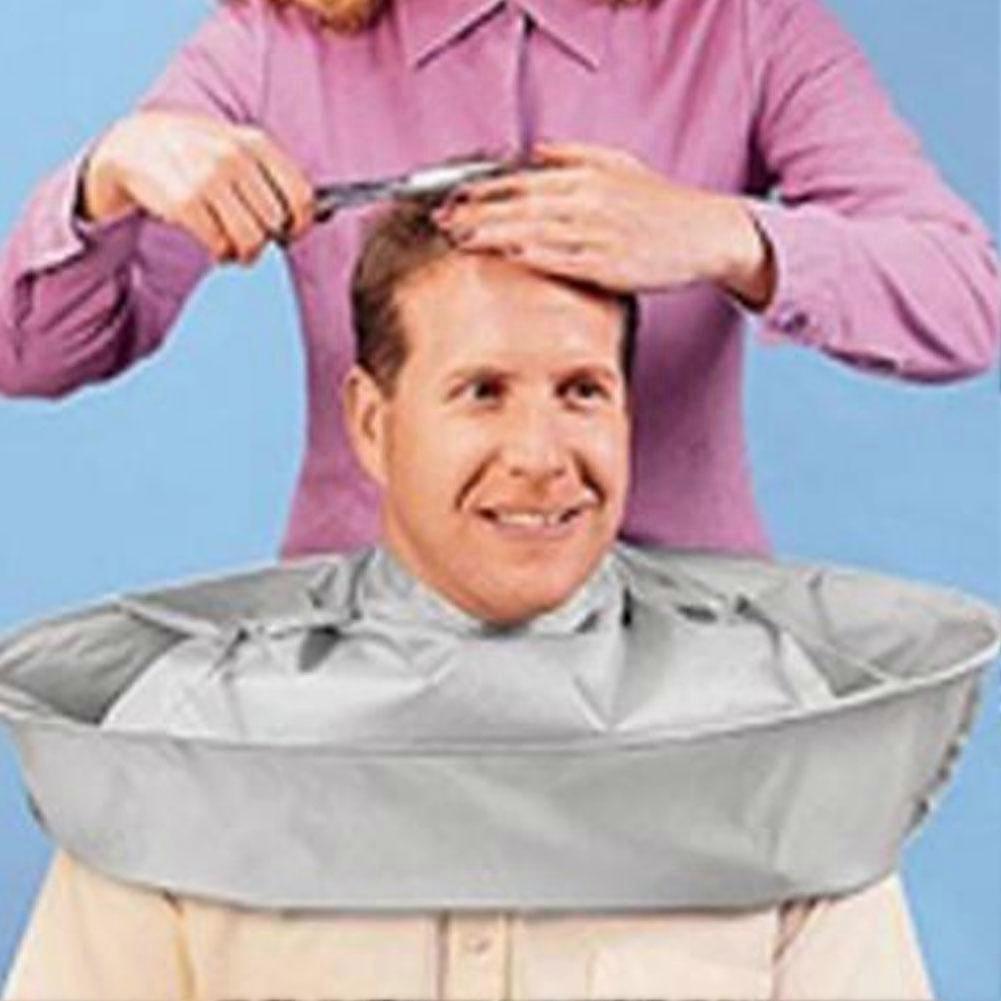 Adult Folding Hair Cutting Umbrella Cape DIY Hair Apron Cutting for Home Salon Hairdresser Haircut Coat Barber Gown Coat Fabric