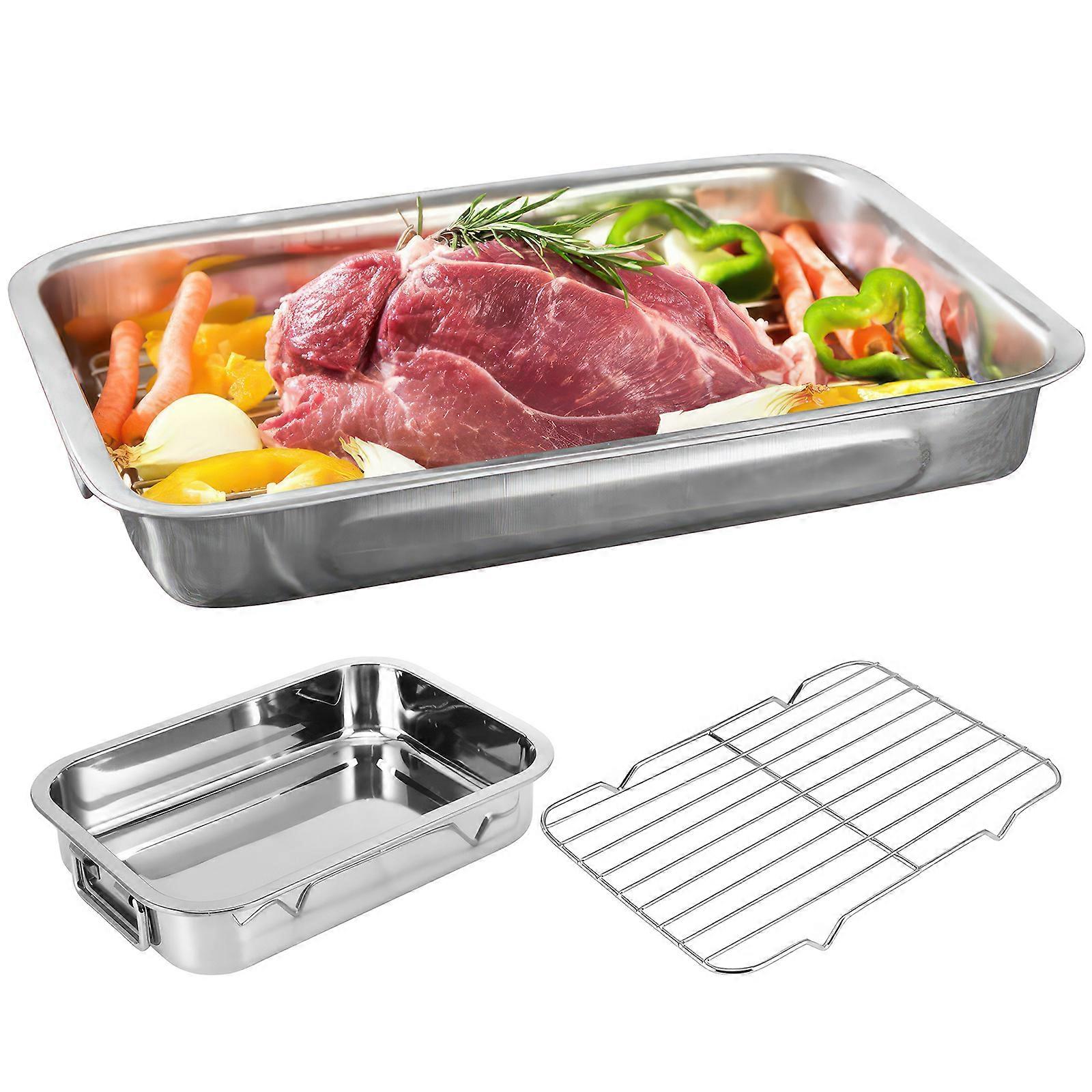 Stainless Steel Baking Tray Grill 25cm