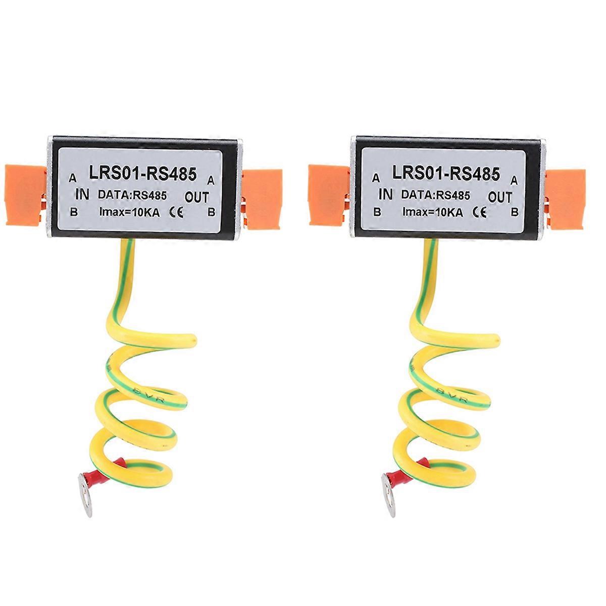 2X RS485 Date Signal Power Arrester Anti Surge Protector Monitoring CCTV Camera Protection Device Th