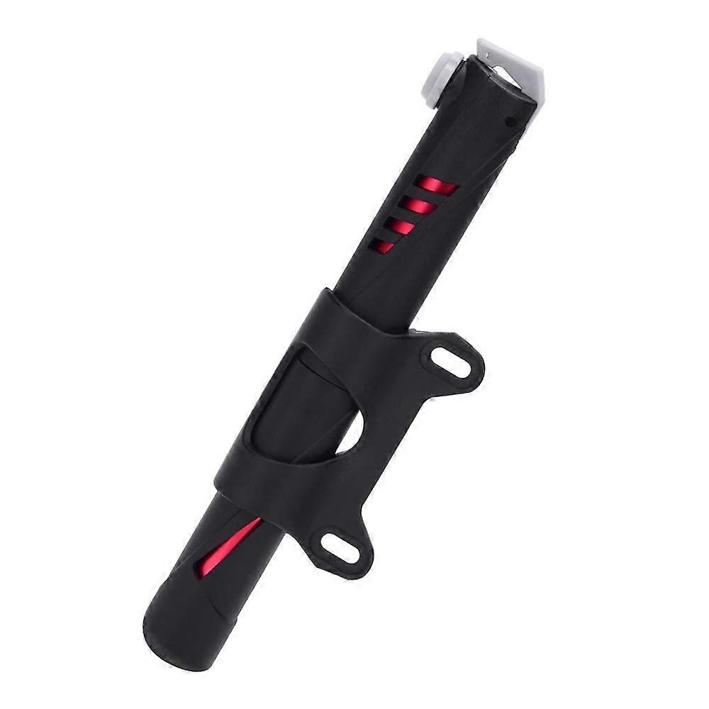 Bicycle Air Pump Multifunction Tool with Fixed Bracket (Black, 205mm)