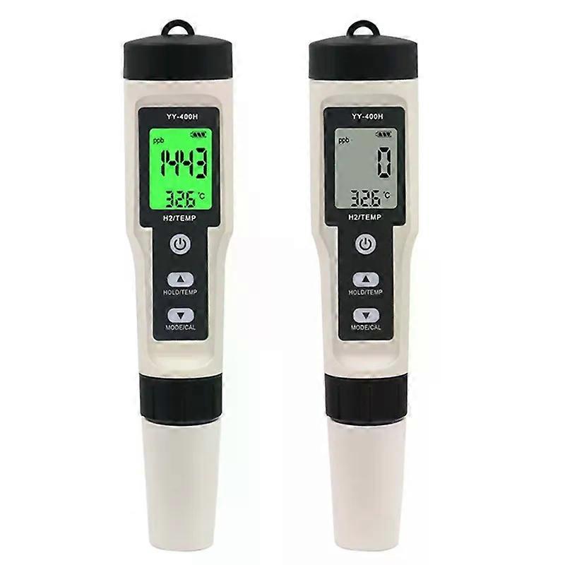 Water Quality Tester Pen Accurate and Reliable H2/Temperature Meter Water Quality Monitor With/No Backlight for Household 40JE