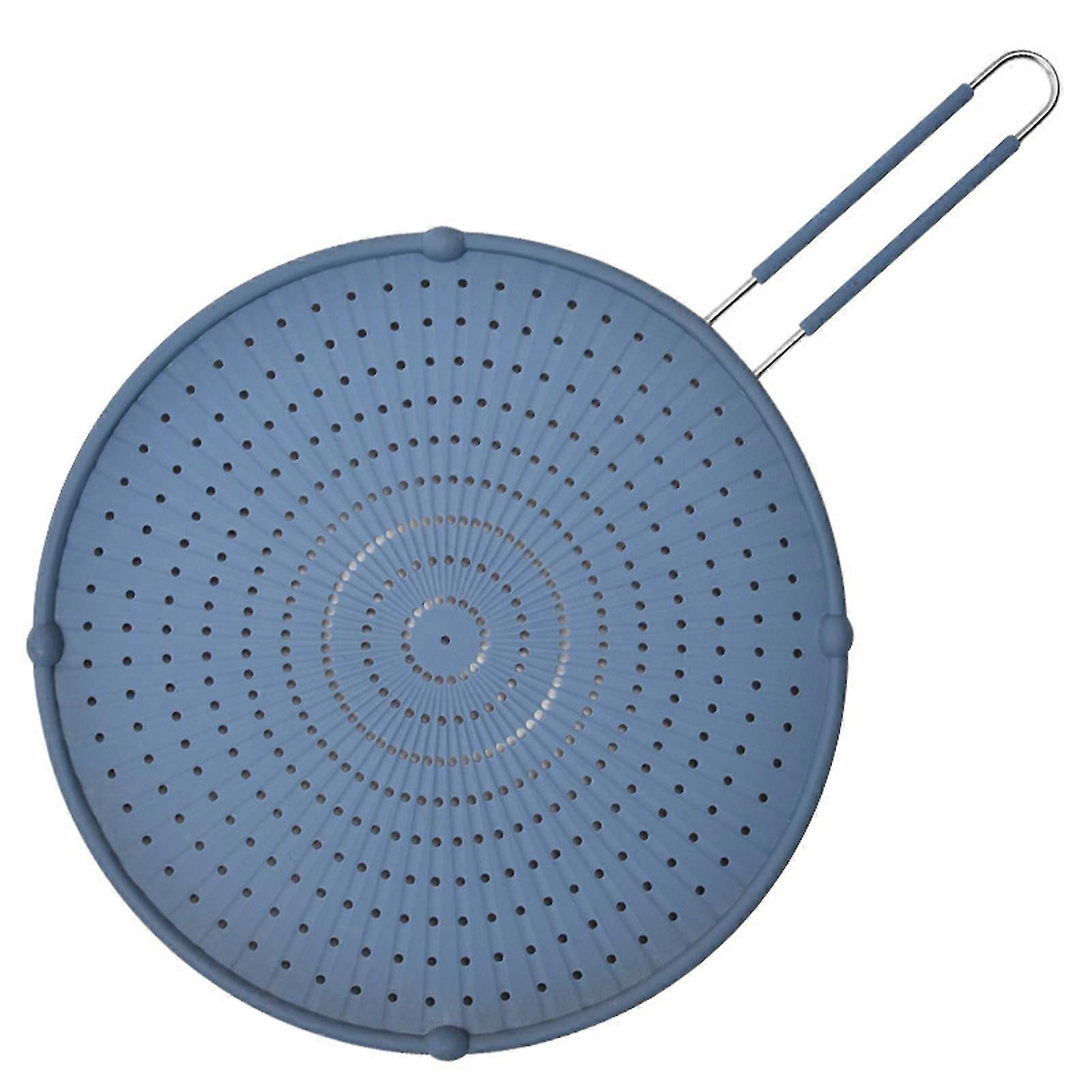 Silicone Splatter Screen for Cooking Suitable for 13" Frying Pan, Grease Splatter Guard Heat Resistant Multi-Use Splatter Screen Easy to Use and Clean