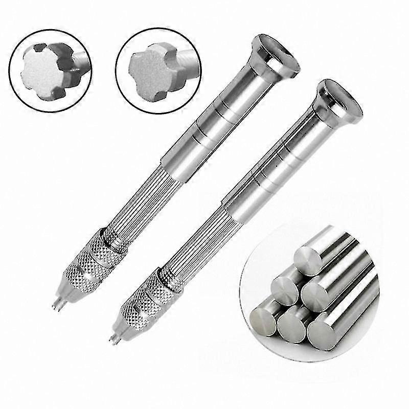 Star Head Screwdriver Tool for Watch Strap Band with 4 and 5 Spokes Tip