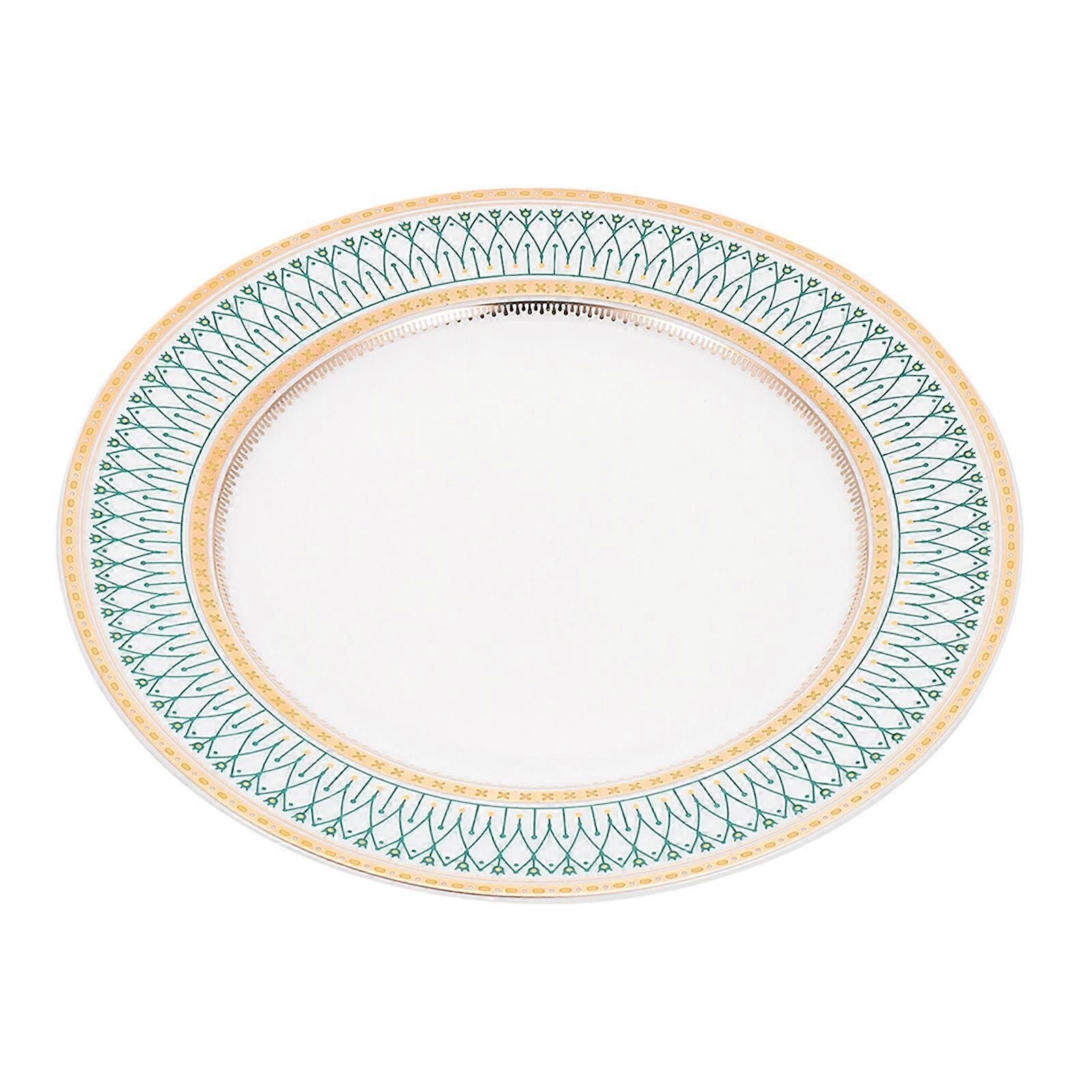 Square Multi-function Food Tray European Style Dessert Plate Assorted Color for Home Use 1Pack