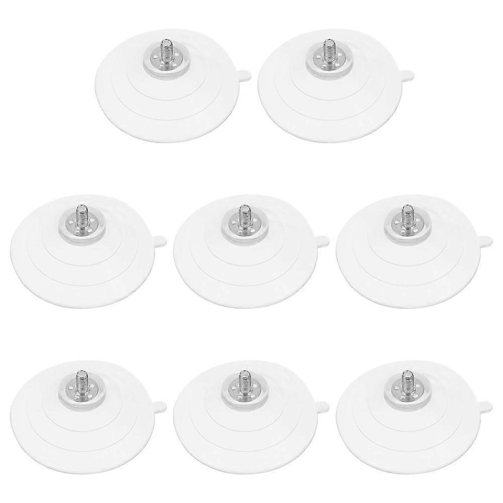 8PCS Heavy Duty Clear PVC Suction Cups with Threaded Screws for Glass Tops, Showers & Furniture – Multifunctional Secure Mounting Solution
