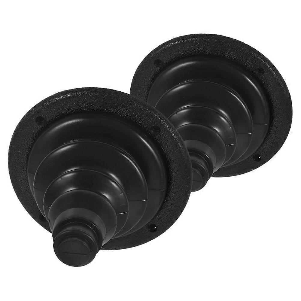 Hemoton 2pcs Shift Cable Boot for Boat Motor Yacht Ships Motor Boats Black Rubber Marine Steering