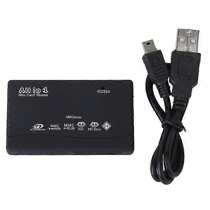 Memory Card Reader All in One 1 USB Adapter SD SDHC Mini Micro M2 MMC XD CF MS