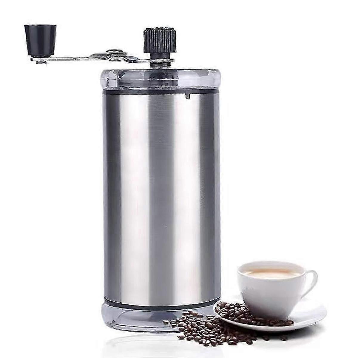 Portable Manual Coffee Grinder - Household Hand-Cranked Grinder for Fresh Coffee Grounds & Travel Use - Compact Design