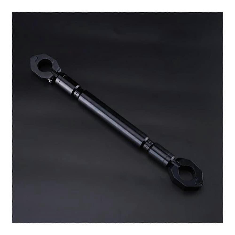 Adjustable Handlebar Lever and Tie Rod Kit Reinforced Thickened CNC Stabilizer Bar Motorcycle Modification Parts Black