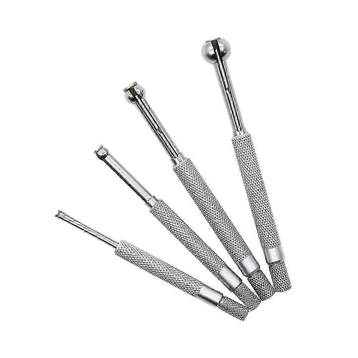 3-13mm 4-piece Set Adjustable Inner Diameter Gauge Telescopic Gauge Adjustable Inner Hole Gauge Manual Measuring Tool