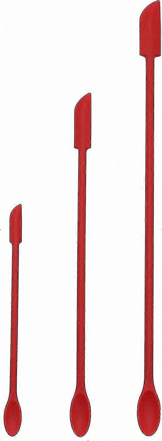 3-Pack Thin Silicone Spatulas for Kitchen and Beauty Use