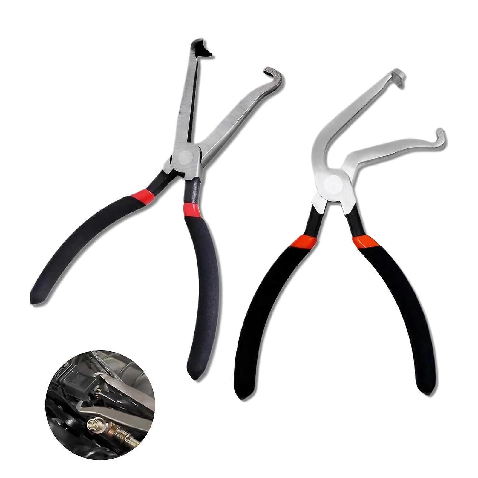 Electric Cutting Pliers - Pack of 2, Non-Slip Tool for Fuel Lines, Petrol Hose Clamps & Blade Connectors, Durable Design