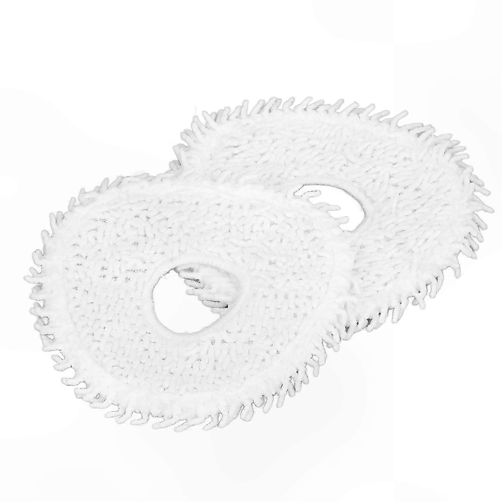 2-Pack Microfiber Mop Pads for Sweeping and Mopping Robots