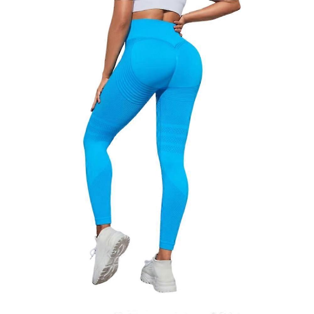 Luveon Leggings 3d Slimmove Anti Cellulite High Waisted PantsXLLight Blue