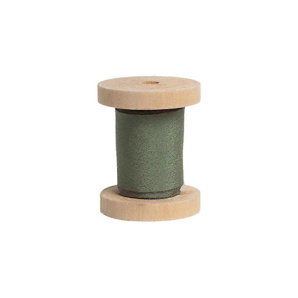 Olive Green Real Silk Ribbon for Gift Wrapping Adds Elegance to Parties and Weddings 2x3.7cm