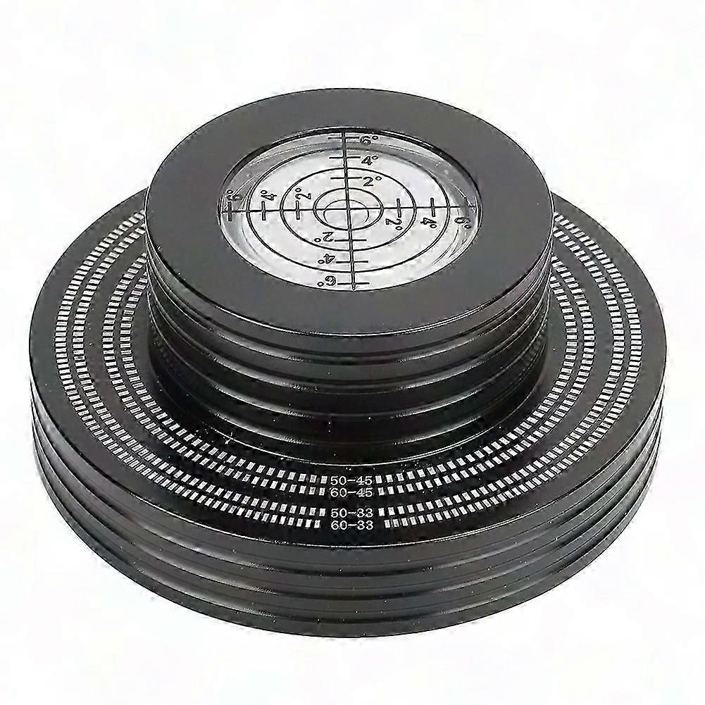 Lp Vinyl Record Weight Stabilizer Turntable Disc Clamp With High Precision Gradienter