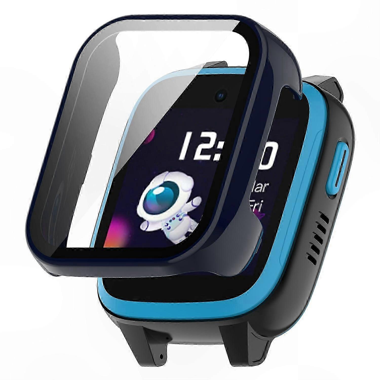 Hard PC Case for XGO3 Smartwatch with Full Protection and HD Tempered Glass Screen Protector